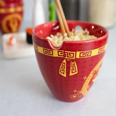 Year Of The Pig Chinese Zodiac 16-Ounce Ramen Bowl and Chopstick Set Image 2