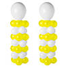 Yellow & White Balloon Column Kit - 131 Pc. Image 1