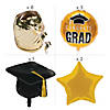 Yellow Graduation Congrats Grad Balloon Bouquet Kit - 14 Pc. Image 1