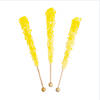 Yellow Rock Candy Lollipops - 12 Pc. Image 1