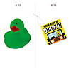 Your Ride is Ducky Glow-in-the-Dark Rubber Ducks Kit for 12 Image 1
