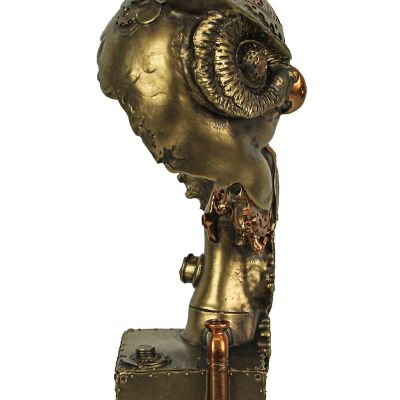 Zeckos Resin Bronze Finish Steampunk Owl Sculpture Home Decor Statue Decorative Figurine Image 3