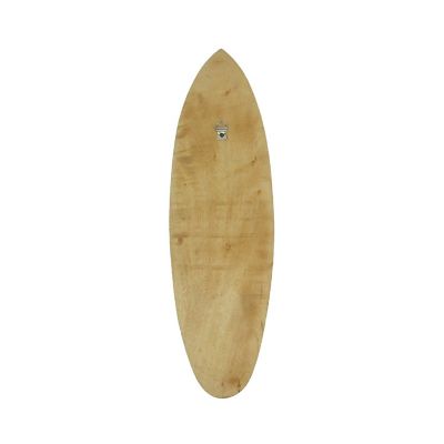 Zeckos Set Of 2 Hand Crafted Wooden Gecko and Sea Turtle Design Surfboard Wall D&#233;cor Hangings 20 Inches Image 2