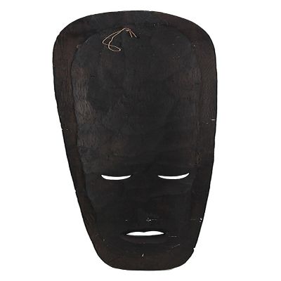 Zeckos Set of 5 20in African Animal Hand Carved Wooden Wall D&#233;cor Masks Image 2