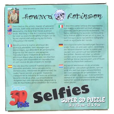 Zoo Selfie 63 Piece Super 3D Kids Jigsaw Puzzle Image 1