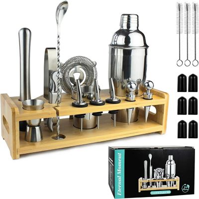 Zulay Kitchen 24-Piece Stainless Steel Bartender Set Kit Image 1
