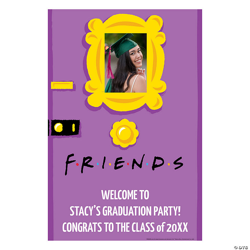 16" x 24" Personalized FRIENDS&#8482; Welcome Sign with Easel Image Thumbnail