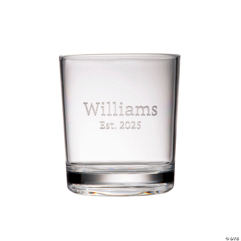 2 oz. Personalized Clear Reusable Plastic Whiskey Glasses - 12 Ct. Image Thumbnail