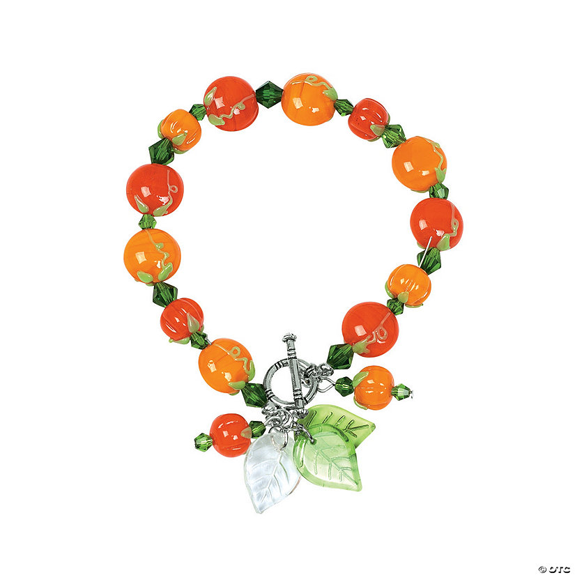 Autumn Pumpkin Toggle Bracelet Idea Image