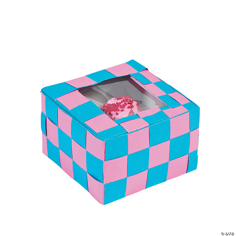 Basket Weave Cupcake Box Idea Image