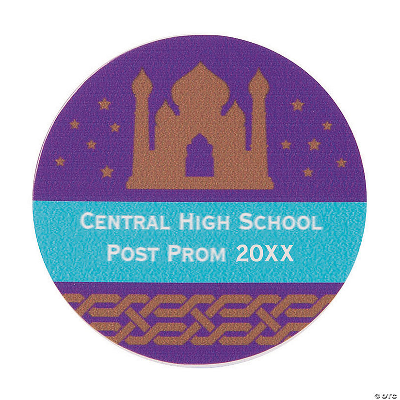 Bulk 144 Pc. Arabian Night Personalized Stickers Image Thumbnail