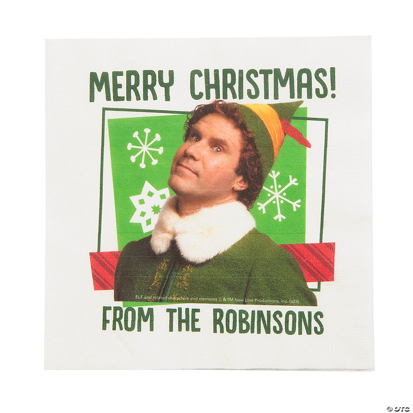 Bulk 50 Ct. Personalized Buddy the Elf&#8482; Luncheon Napkins Image Thumbnail
