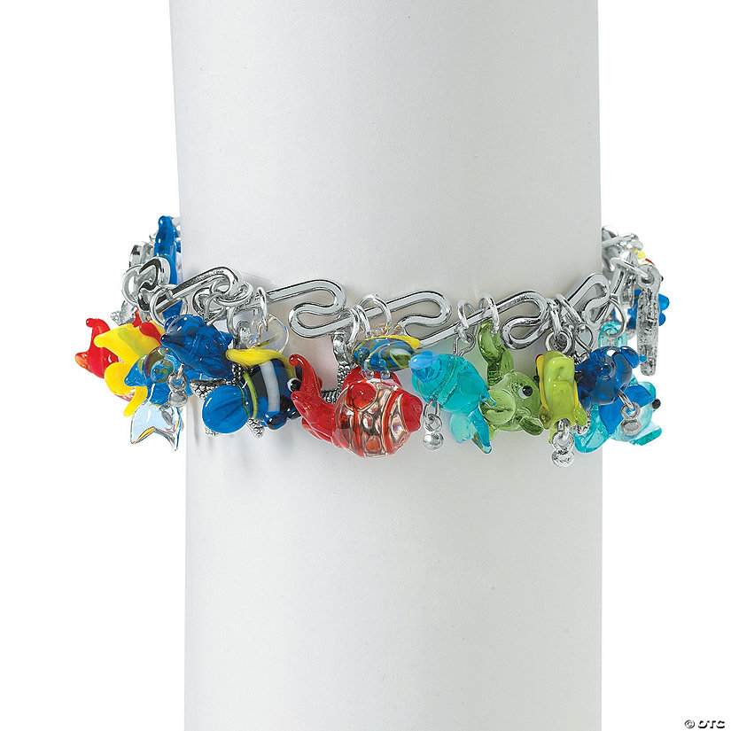 Glass Fish Bangle Bracelet Idea Image