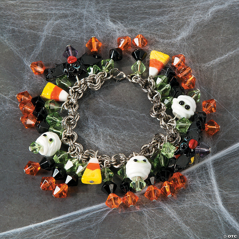 Halloween Crystal Bead Bracelet Idea Image