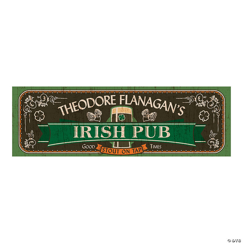 Irish Pub Party Custom Banner - Medium Image