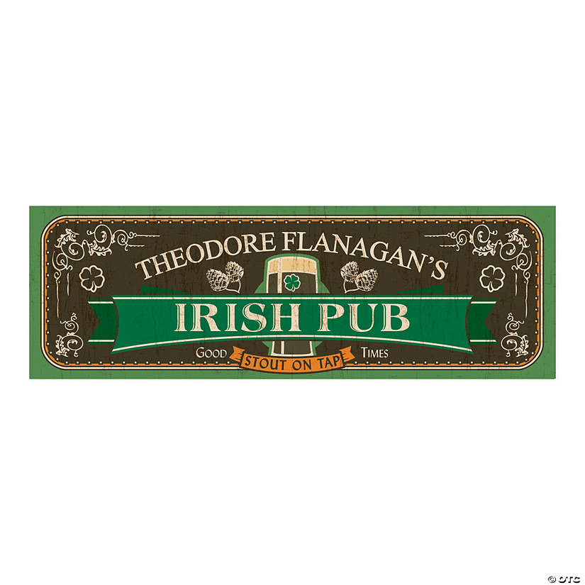 Irish Pub Party Custom Banner - Small Image