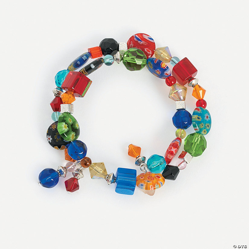 Jewel Tone Coil Bracelet Idea Image