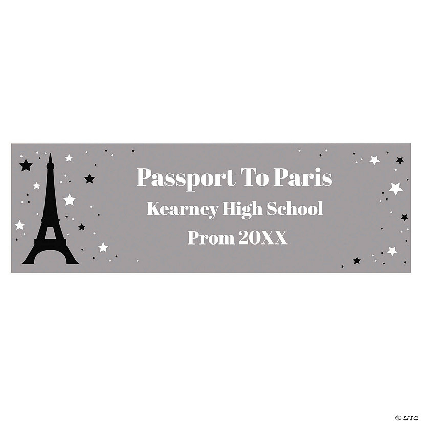 Passport To Paris Grand Events Custom Banner - Large Image Thumbnail