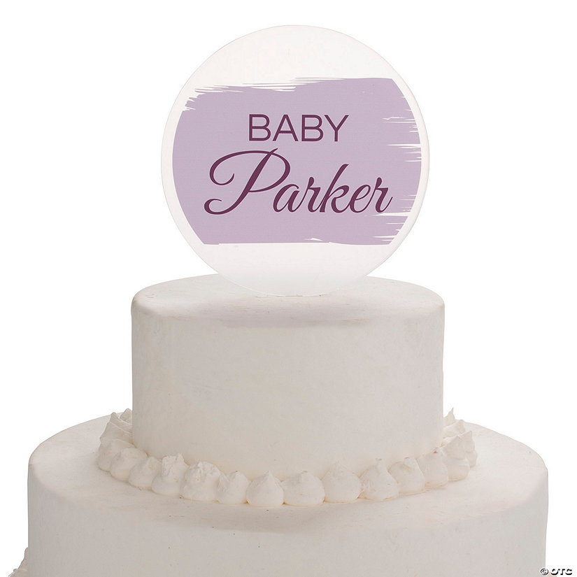 Personalized Acrylic Cake Topper Image Thumbnail