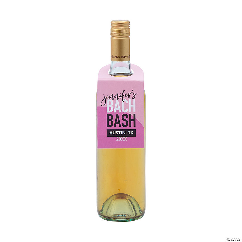 Personalized Bachelorette Party Bottle Hang Tags - 6 Pc. Image Thumbnail