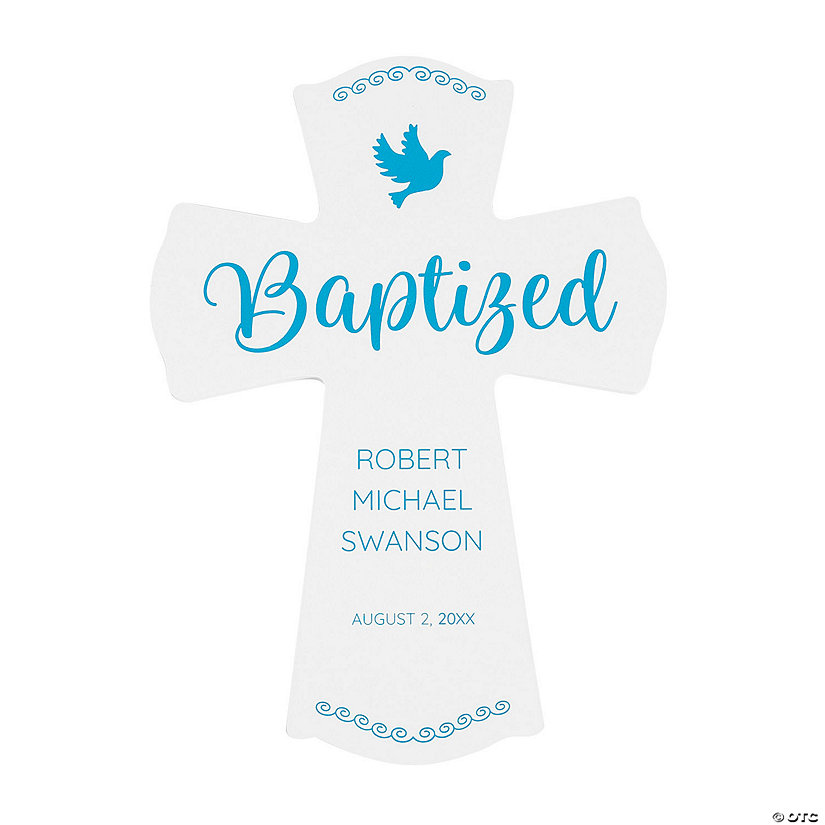 Personalized Baptism Cross Image Thumbnail