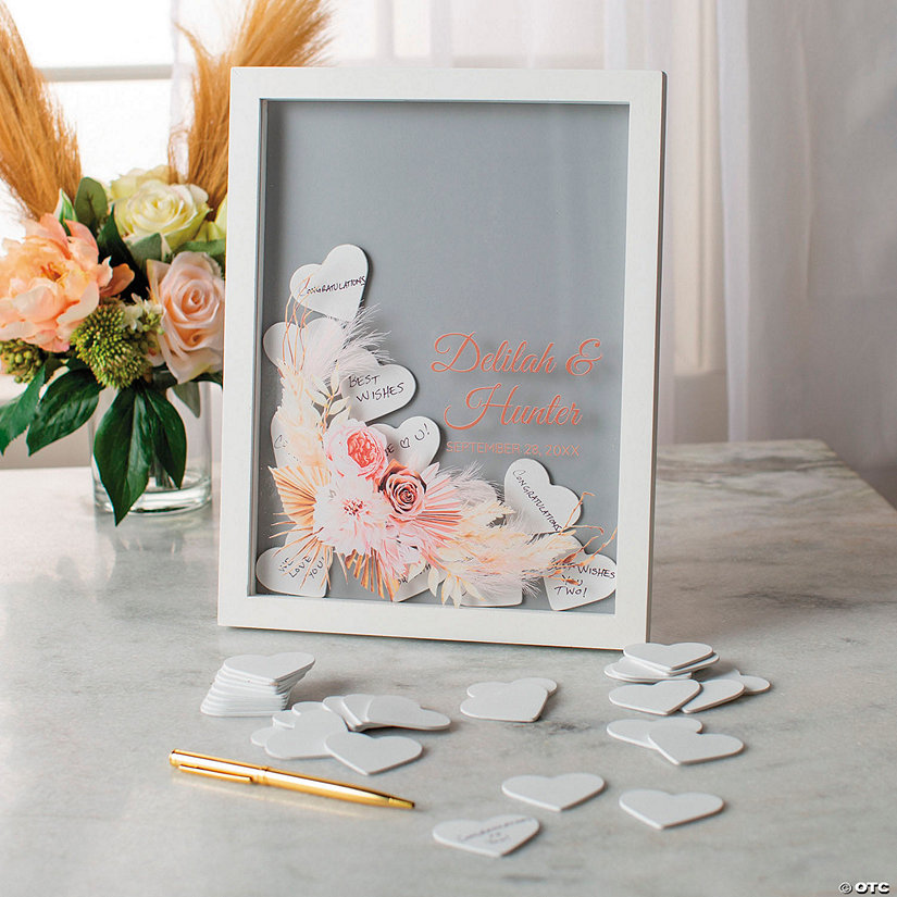 Personalized Boho Guest Book Frame Image Thumbnail