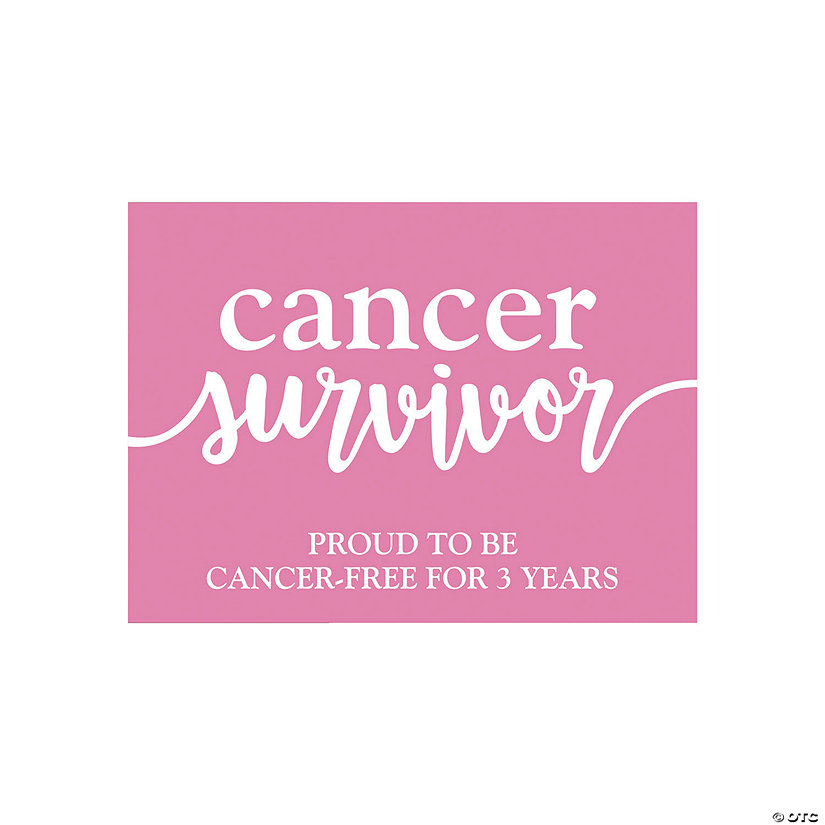 Personalized Cancer Survivor Sign Image
