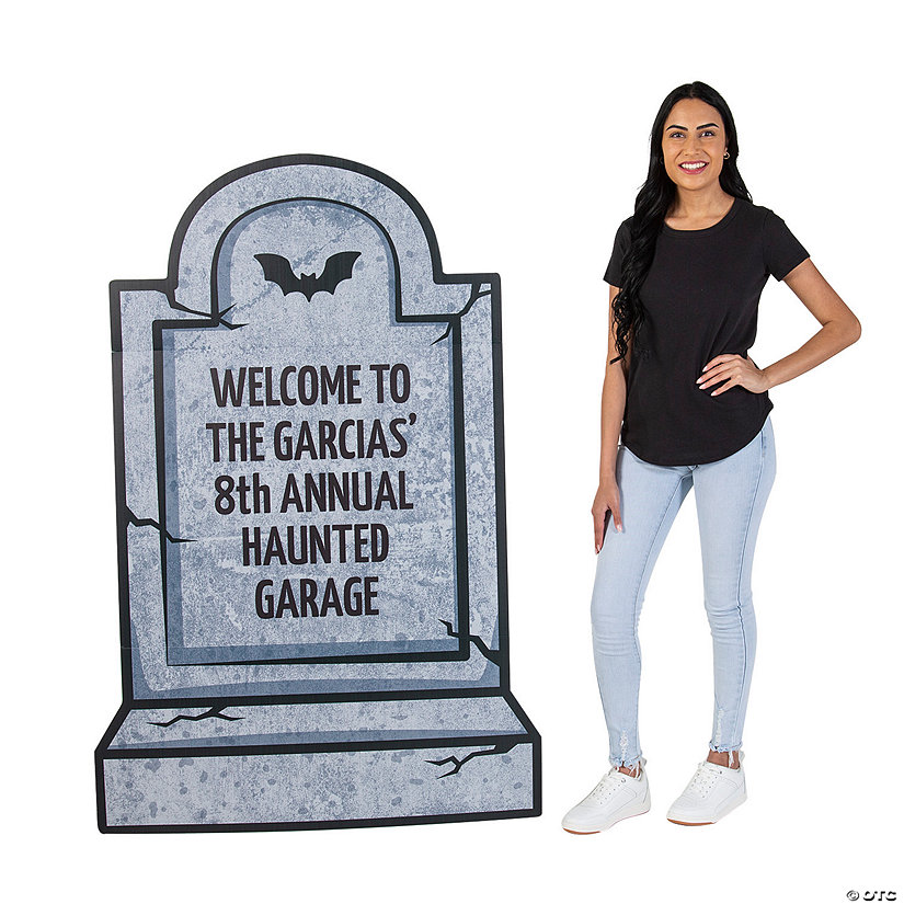 Personalized Cardboard Cutout Tombstone Stand-Up Image Thumbnail