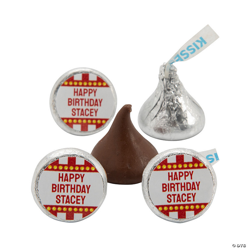 Personalized Carnival Hershey&#8217;s<sup>&#174;</sup> Kisses<sup>&#174;</sup> Stickers - 60 Pc. Image Thumbnail