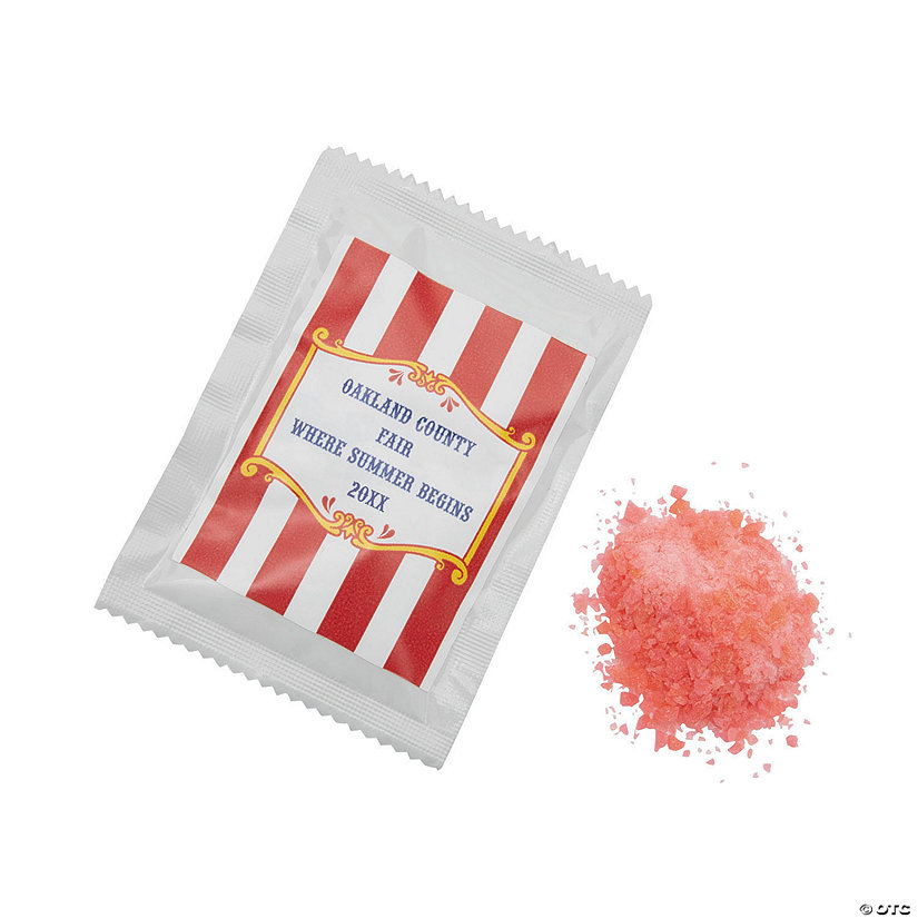 Personalized Carnival Popping Candy Packs - 36 Pc. Image Thumbnail