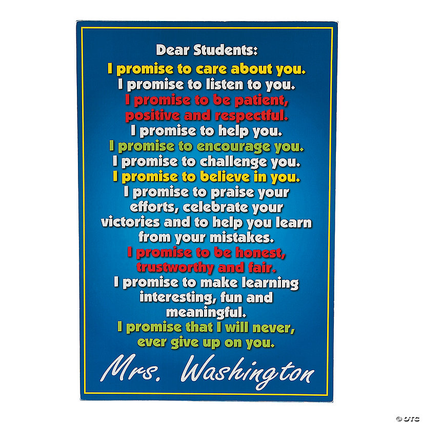 Personalized Classroom Sign Image