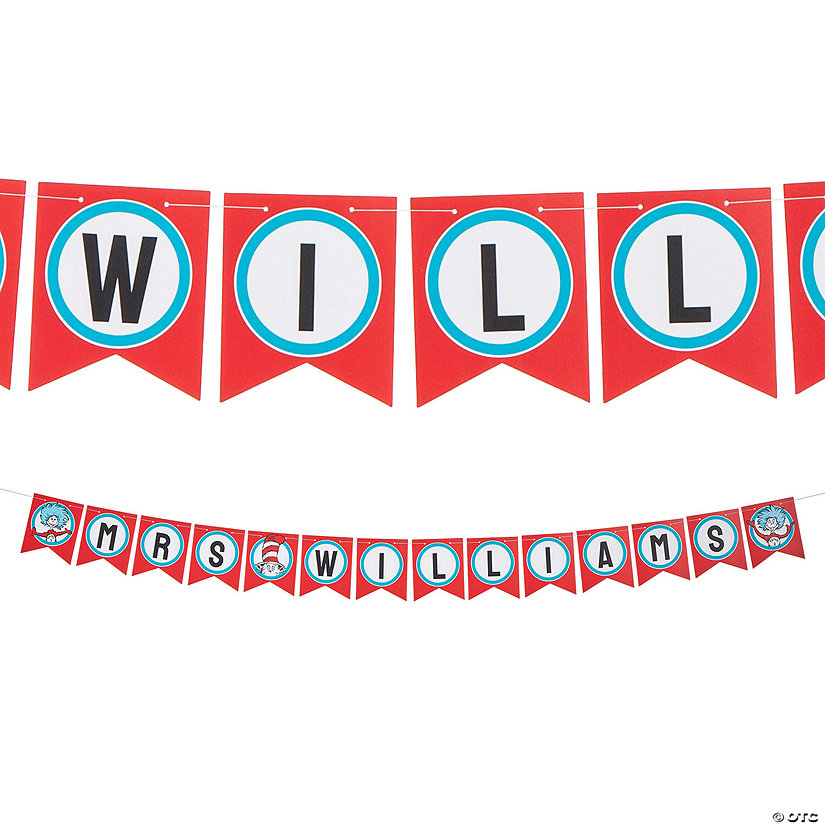 Personalized Dr. Seuss&#8482; Garland Image Thumbnail