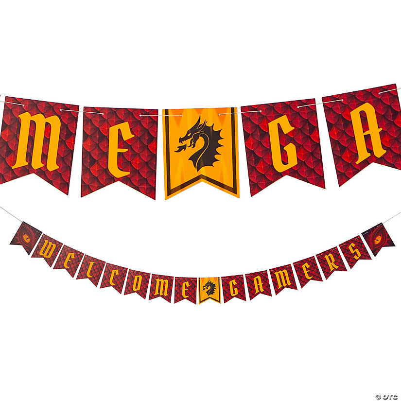 Personalized Dragon Party Garland Image Thumbnail