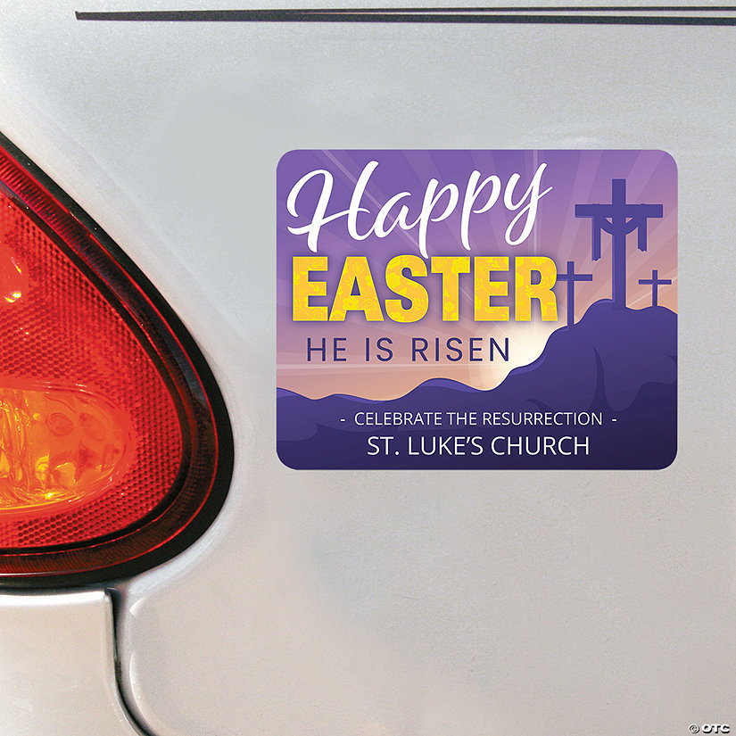 Personalized Easter Car Magnets - 12 Pc. Image Thumbnail