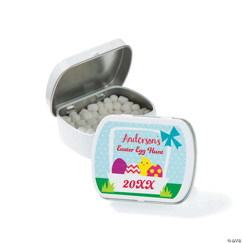 Personalized Easter Egg Mint Tins - 24 Pc. Image