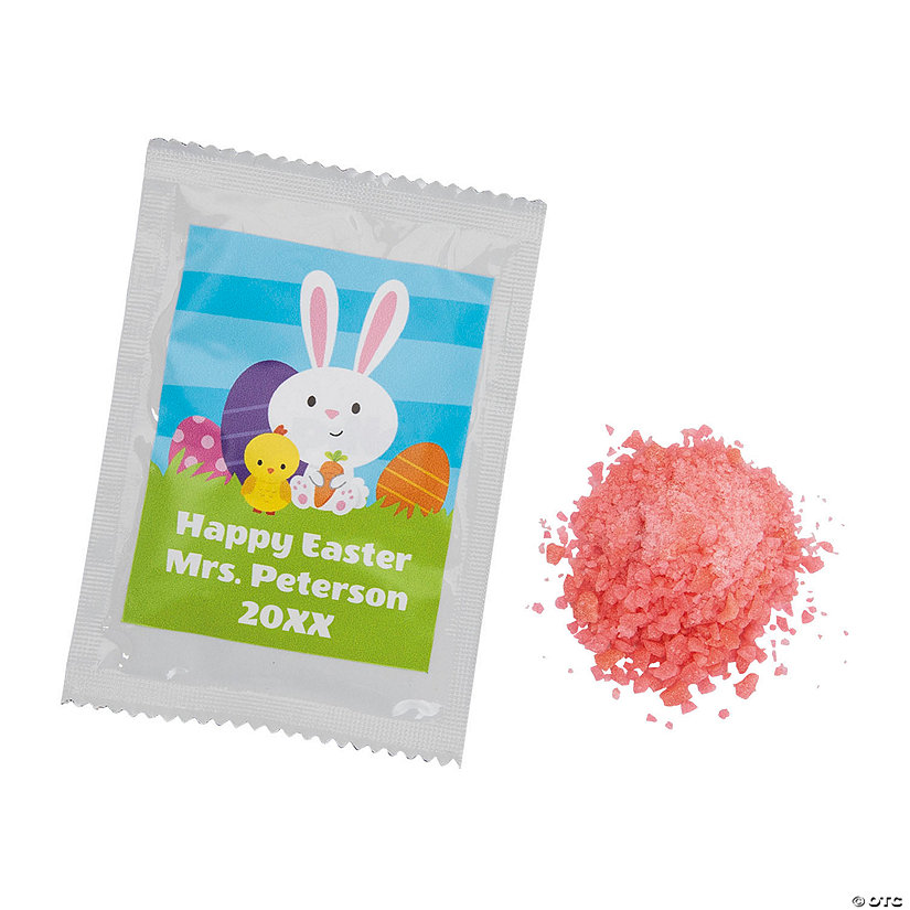 Personalized Easter Popping Candy Packs &#8211; 36 Pc. Image