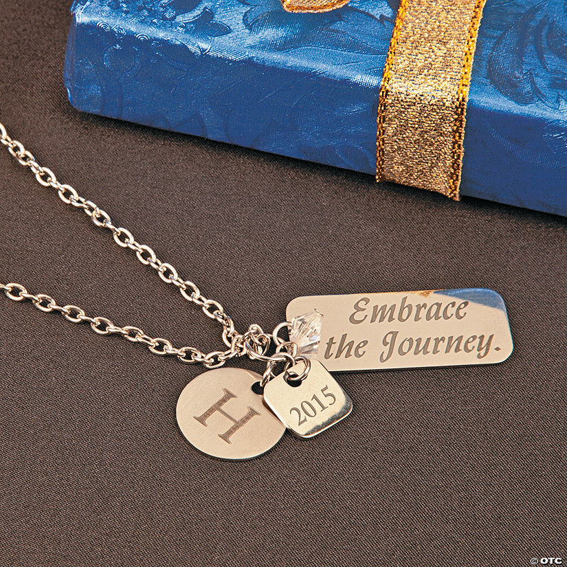 Personalized Embrace the Journey Necklace Image