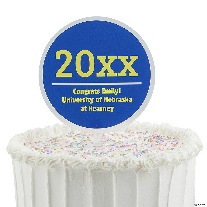 Personalized Graduation Class Year Acrylic Cake Topper Image Thumbnail