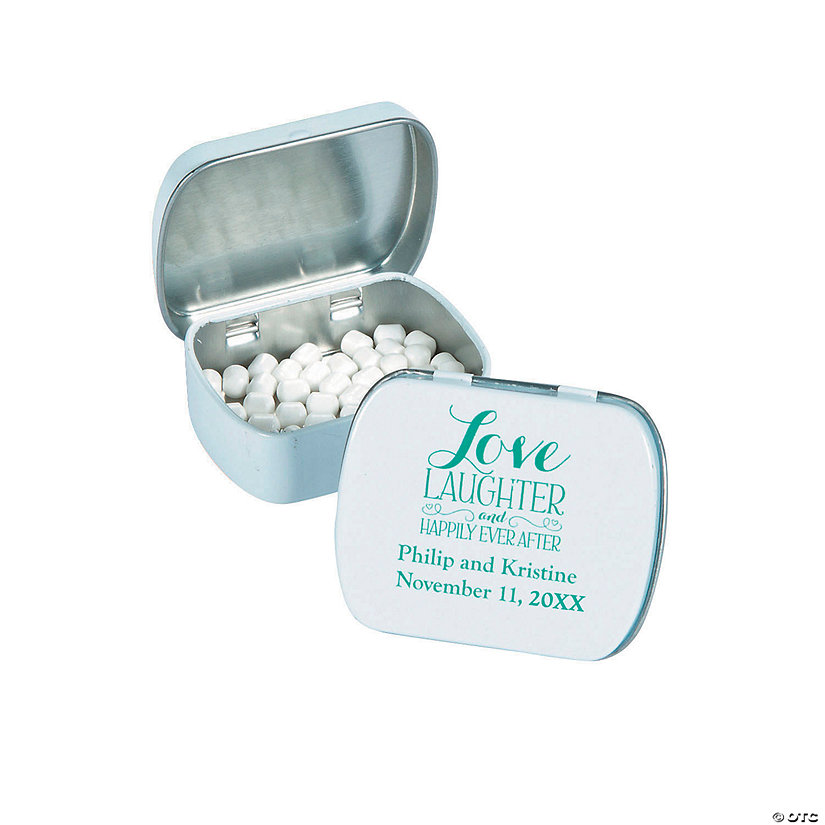 Personalized Happily Ever After Mint Tins - 24 Pc. Image