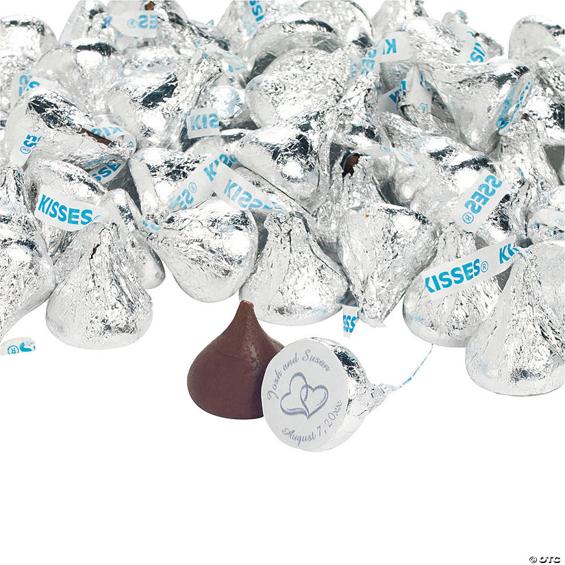 Personalized Hershey&#8217;s&#174; Kisses&#174; Two Hearts Chocolate Candy - 54 Pc. Image Thumbnail