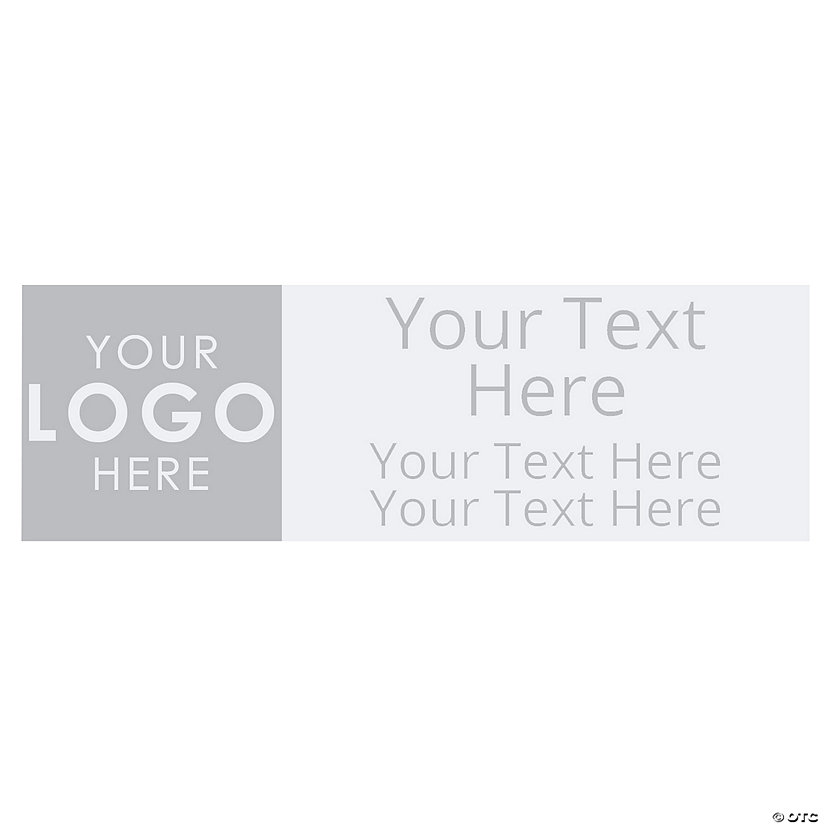 Personalized Logo & Text Banner - Large Image Thumbnail