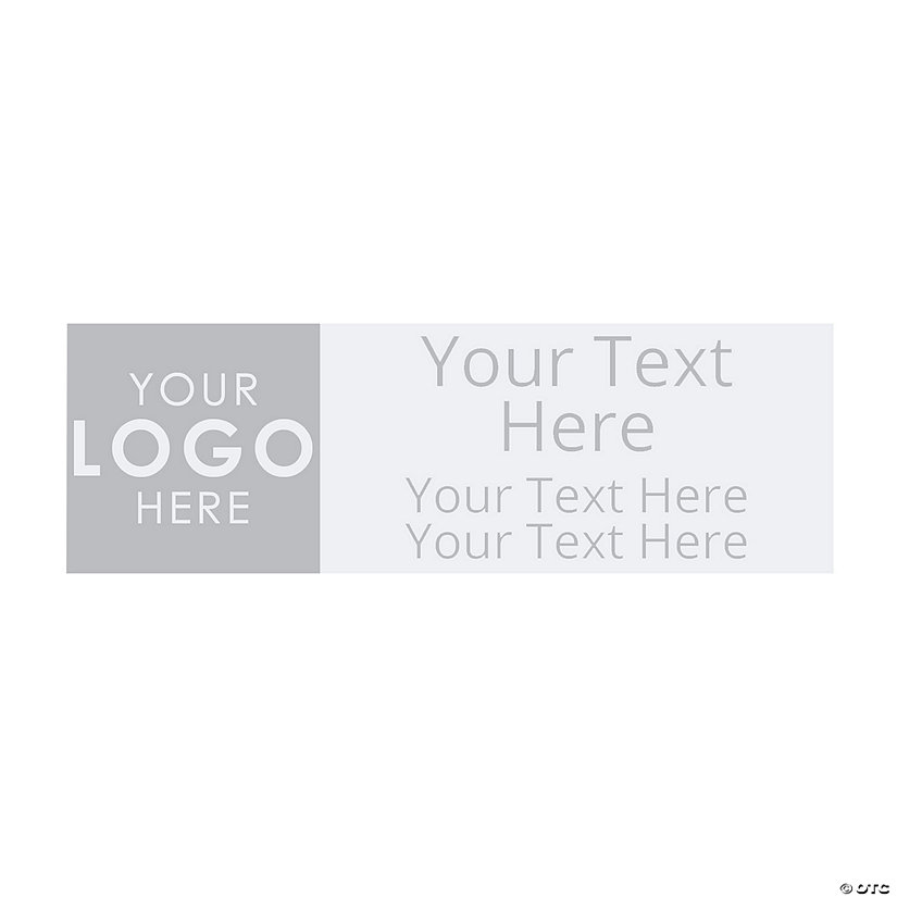 Personalized Logo & Text Banner - Small Image Thumbnail