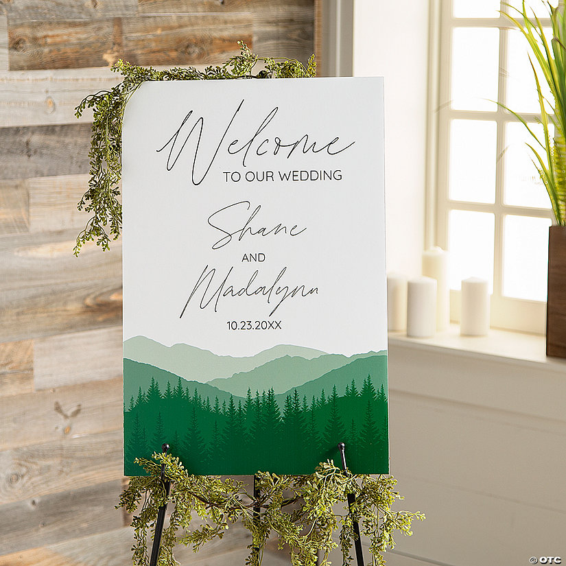 Personalized Mountain Welcome Sign Image Thumbnail
