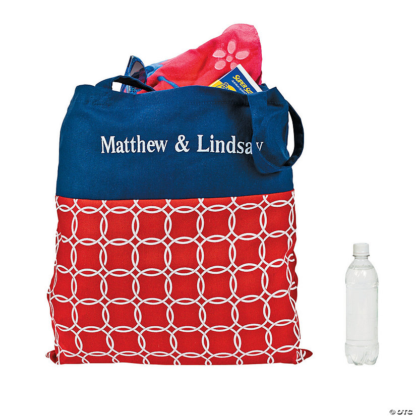 Personalized Nautical Tote Image