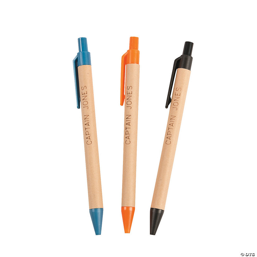 Personalized Paper Ball Point Pens - 12 Pc. Image Thumbnail