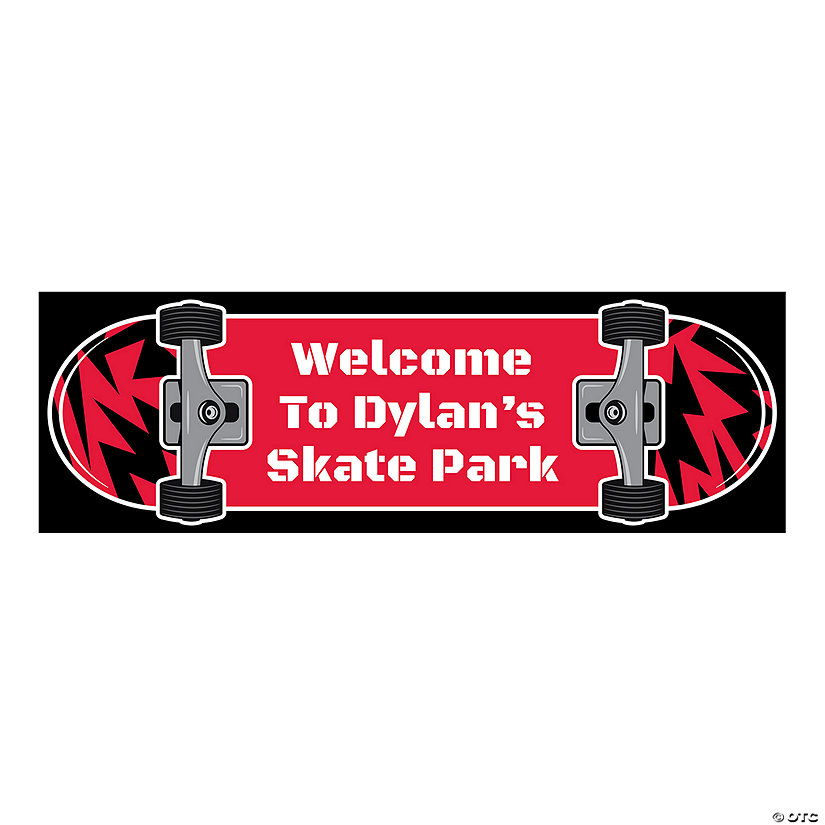 Personalized Skateboard Banner - Medium Image Thumbnail