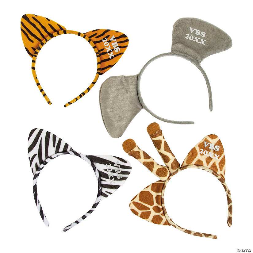 Personalized VBS Wild Adventures Animal Headbands - 12 Pc. Image
