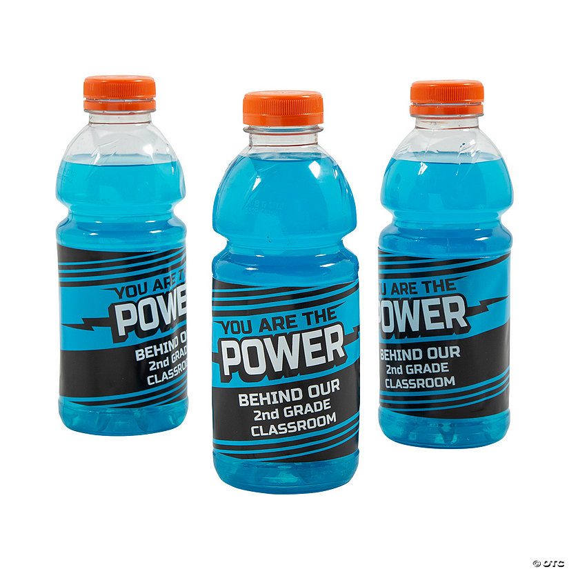 Personalized You Are the Power Sports Drink Labels - 24 Pc. Image Thumbnail