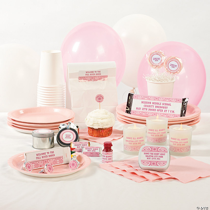 Pink Wild West Party Supplies Image