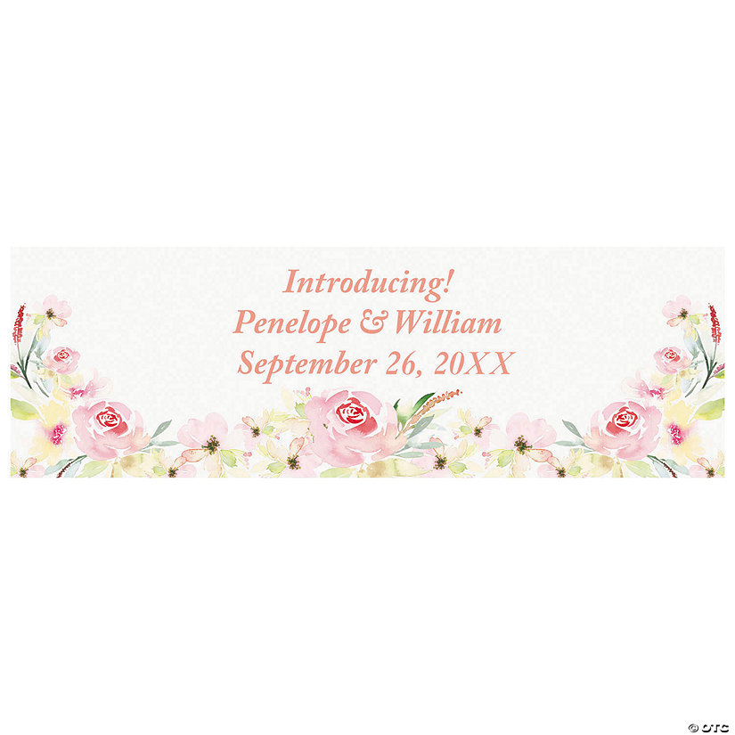Pretty Garden Wedding Custom Banner - Small Image Thumbnail